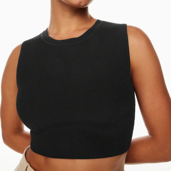 Aritzia Babaton Sculpt Knit Muscle Cropped Tank - Picture 5 of 5